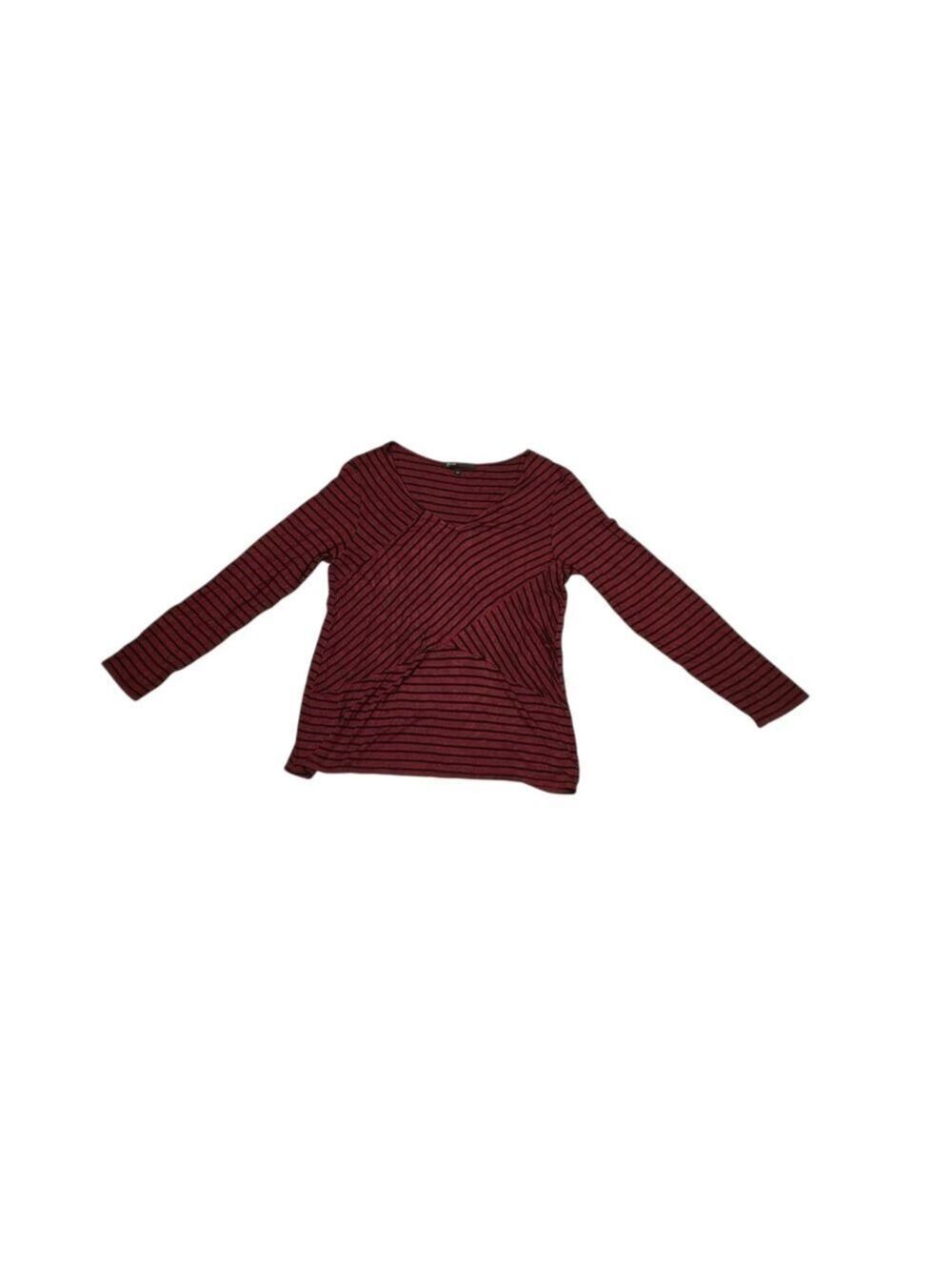 Gibson Striped Long Sleeve Top M
